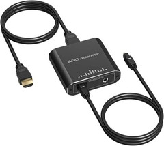 HDMI ARC Audio Extractor HDTV ARC to Optical Toslink RCA 3.5mm AUX Adapter