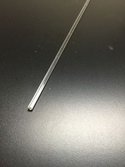 (12 pcs) 1/8” dia (.125) 36” long clear acrylic plexiglass rod lucite