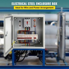 VEVOR Steel Electrical Box Electrical Enclosure Box 12x12x6” Carbon Steel IP65