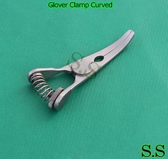Glover Atraumatic Debakey Bulldog Clamp 2.75 Curved Surgical Instruments