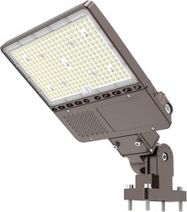 200W LED Parking Lot Light with Photocell 30000LM Commercial Shoebox Pole Lights