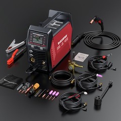 ARCCAPTAIN MIG205MP MIG Welder 9 IN 1 Plasma Cutter/Pulsed MIG/TIG & Spool Gun