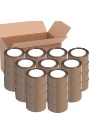 36 Tan/ Brown Carton Sealing Packing Tape Box Shipping – 2 inch x 110yd Tan