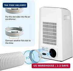 Portable Air Conditioner Exhaust Hose Adapter, 5.9 inch A/C Unit Tube Connector