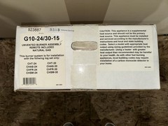 RH Peterson G10-24/30-15 24″/30″ Variable Remote NG Gas Burner 37,000 BTU