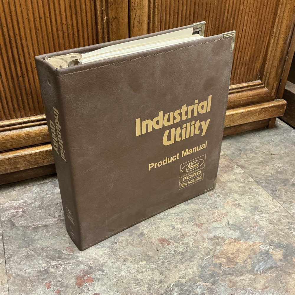 Ford New Holland Industrial Utility Product Manual Complete Hardback