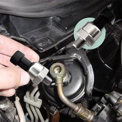 Universal Stainless Steel Oil Fuel Pressure Sensor 1/8 NPT with connector 150psi