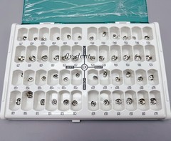 48 Sizes Dental Kids Primary Molar Crowns Stainless Steel Pediatric Crown Kit