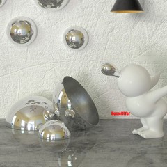 Stainless Steel Half Hollow Ball Sphere Hemisphere Gazing Globes Balls 25-300mm