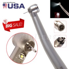 Pieza de mano LED turbina alta velocidad fibra óptica dental estilo NSK 2/4HOLES