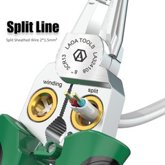8 in 1 Wire Stripper with Voltage Tester,Wire Strippers Electricity Measurement