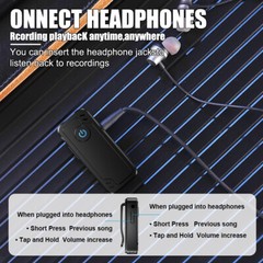 MP3 Digital Voice Activated Recorder Digital Audio Recording Device Dictaphone