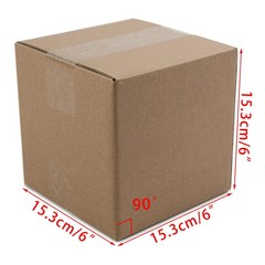 Shipping Boxes 6x6x6 Inches Small Corrugated Cardboard Boxes 25 Pack