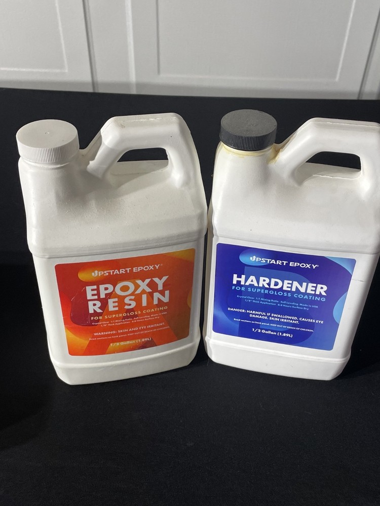 Epoxy Resin Super Gloss 1 Gallon Kit (Partial) Clear High-Gloss Table Top