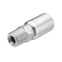 12Pack 1/2″ I.D. Hose x 1/2″ NPTF Male Hydraulic Hose End Crimp Fittings w/Cover