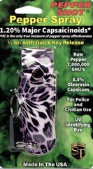 Pepper Spray 1/2 oz WOMEN Self Defense SAFETY Security Keychain FASHION Holster