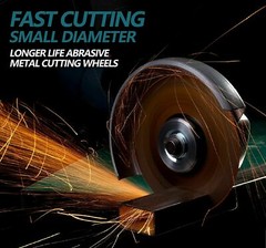 50 Pack Cut Off Wheels 3″ x1/32″x3/8″ Arbor Metal Cutting Disc Die Grinder Tool