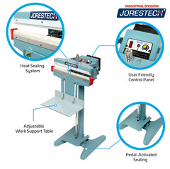Foot Impulse Bag Sealer 14″ Model MFS-350 by JORESTECH®