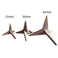 200Pcs Tire Puncture Spikes Heavy Portable Duty Carbon Steel Triangle RoadSpikes