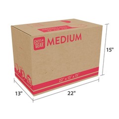 (10 pack) Pen+Gear Medium Moving Boxes, 22 in. L x 13 in. W x 15 in. H, Kraft