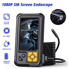 Non-Handheld Industrial Endoscope 16.4FT IP67 Waterproof Fixed LCD Display Cam