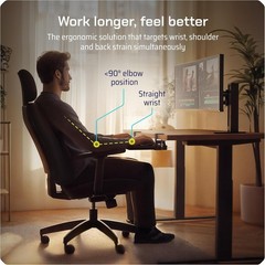 Keyboard Tray | Under Desk Keyboard Tray Slide Out w/Adjustable C-Clamps