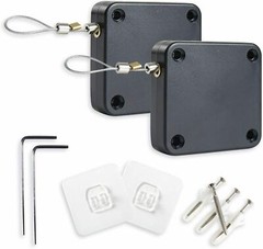 2Pcs Multifunctional Punch-Free With Drawstring Automatic Sensor Door Closer