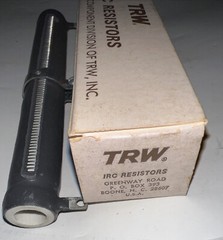 IRC ADJUSTABLE POWER RESISTORS 5 OHMS 100 WATT NEW IN BOX TRW IRC RESISTORS.