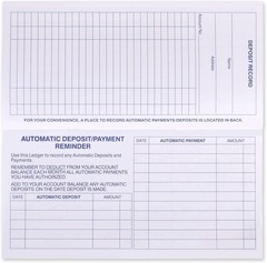 24PCS Check Registers For Personal Checkbook, Easy To Read Checkbook Register