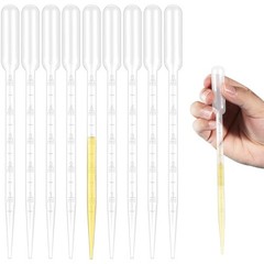 25Pcs 5ML Pipettes Dropper – Disposable Plastic Pipettes Dropper for Lab Science