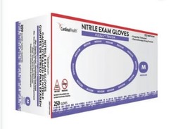 Cardinal Health nitrile exam gloves size Medium 2500 per case
