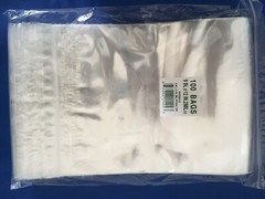 Clear Cello Zipper Zip Lock Seal Top Reclosable Hang Hole Plastic Poly Bags 2Mil