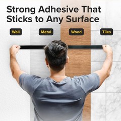 Magnetic Tape 10FT x 1/2in Strong Adhesive Strip DIY Craft Roll