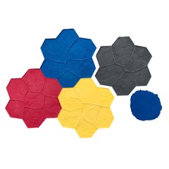 Original Random Stone | 5 pc. Decorative Concrete Stamp Set by Walttools
