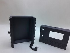 Meshtastic Heltec V3 node case only Holds 2000mah battery 3D printed BLACK