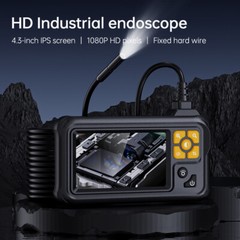 Non-Handheld Industrial Endoscope 16.4FT IP67 Waterproof Fixed LCD Display Cam