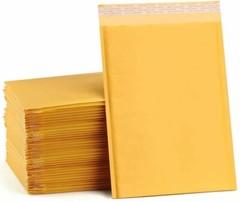 1000 #000 4×8 Kraft Paper Bubble Padded Envelopes Mailers Shipping Case 4″x8″