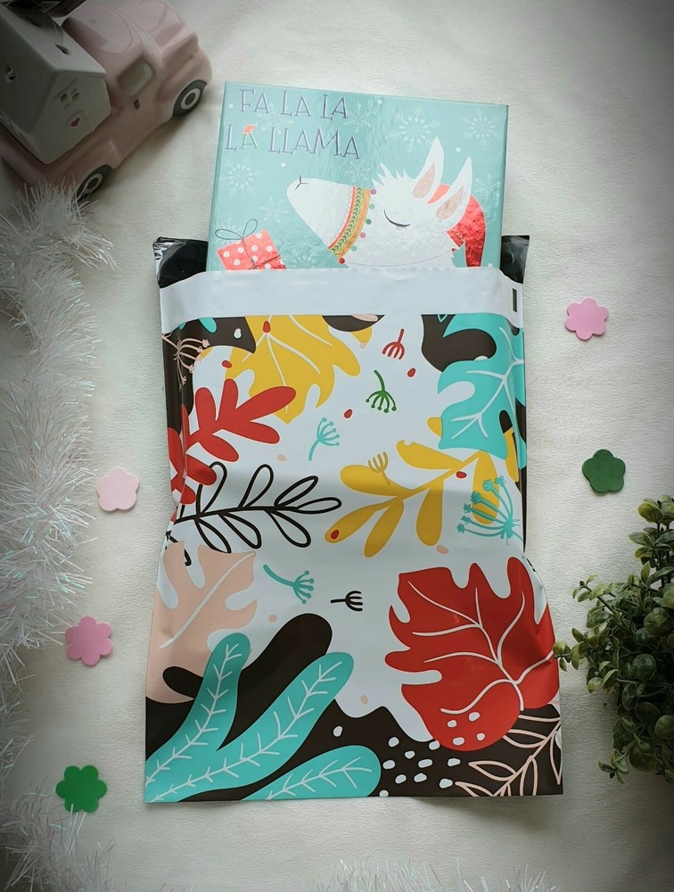 100 Designer Poly Mailers Plastic Envelopes Shipping Bags Custom 10×13