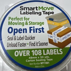 Smart Move Packing Moving Pre-Printed Tape “OPEN FIRST”