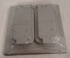 Red Dot WR281-C, 2-Gang, outside duplex cover. New / sealed. Free Shipping