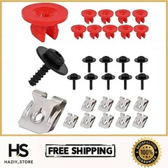 10x Engine Splash Shield Screw Bolt Clip Kit for Ford Focus Fusion Escape Explor