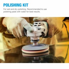 marble Countertop Install Kit concrete Wet Polisher diamond Pads Cup & Blade
