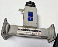 PRD 158-B (WR-62) Variable 40 dB 12.40 to 18 GHz Attenuator working 1960s nice,