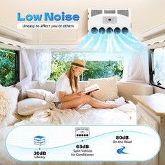 12V 12000 BTU Truck Cab Air Conditioner Split AC For Semi Trucks Bus RV Caravan