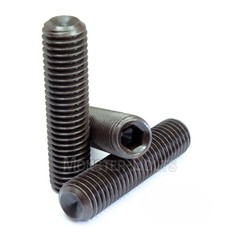 5/16-18 Socket Set Screws w/ Cup Point, Alloy Steel w/ Black Oxide, Coarse