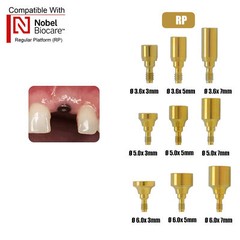 Hiossen/Nobel/Straumann Open/Closed Tray Posts Healing & Locator Abutments Caps