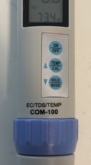 HM Digital COM-100 Waterproof Professional EC/TDS/Temp Meter W/Batteries