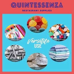 3” x 10” = 2 Mil Thick Clear Zipper Reclosable Poly Bags by Quintessenza