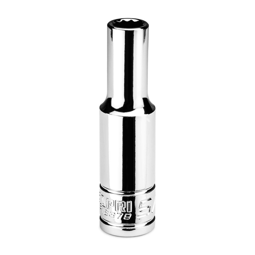 Capri Tools 5/16 in. Deep Socket, 3/8 Drive, 12-point, SAE 5/16-Inch