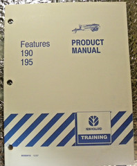 New Holland Features Product Training Manual 12/97 Box Spreaders 190 & 195